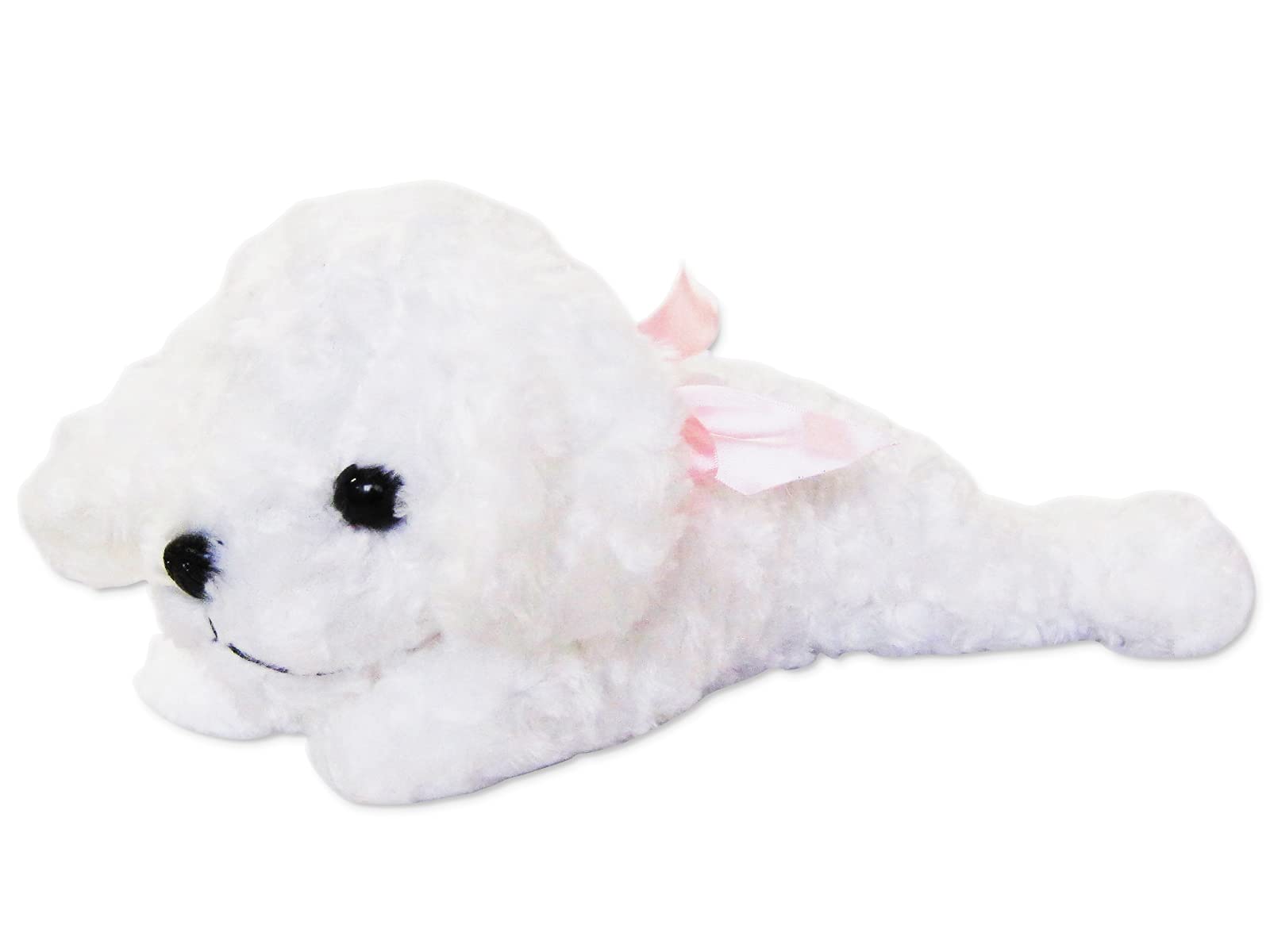 犬型ぬいぐるみ ホワイト 超美品 犬型ぬいぐるみ ホワイト 超美品